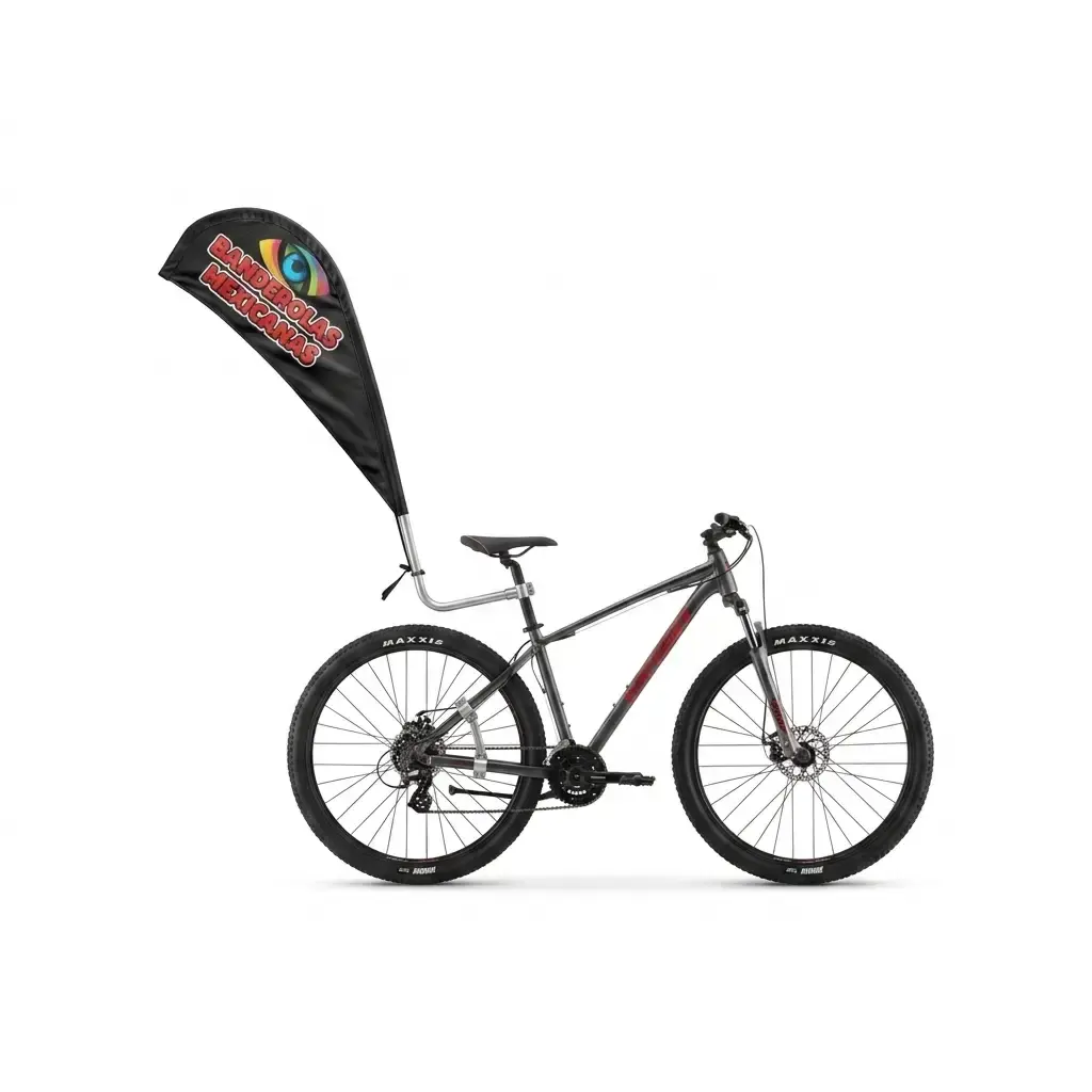 Publicidad tipo Banderola Móvil (para Bicicleta)