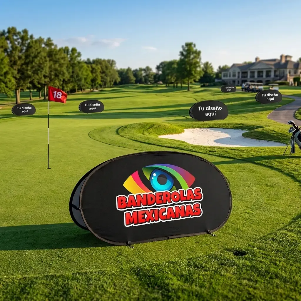 Banner Golf — Banderolas Mexicanas