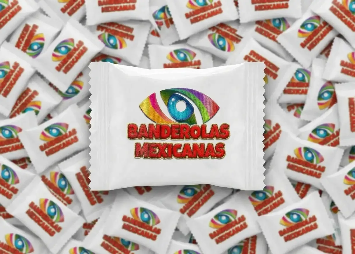Dulces con Empaque Personalizado — Banderolas Mexicanas