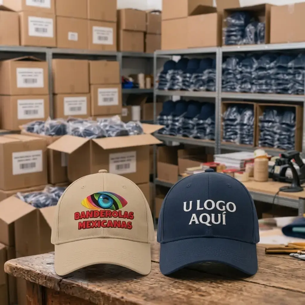 Publicidad tipo Gorras Bordadas