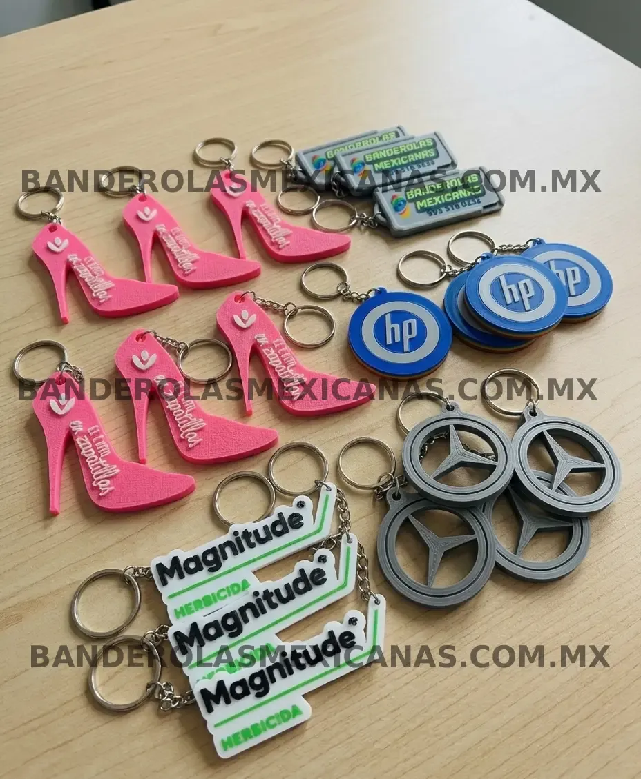 Llaveros Personalizados — Banderolas Mexicanas