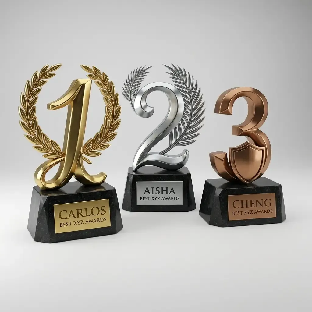 Trofeos y Reconocimientos — Banderolas Mexicanas