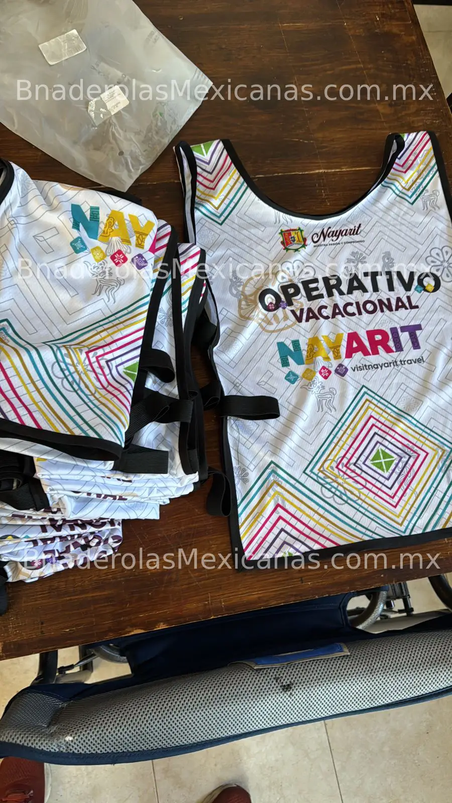 Fabricante de casacas personalizadas, operativo vacacional nayarit